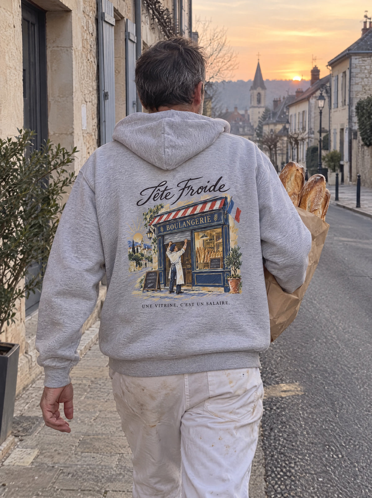 Une vitrine, c’est un salaire — Sweat à capuche